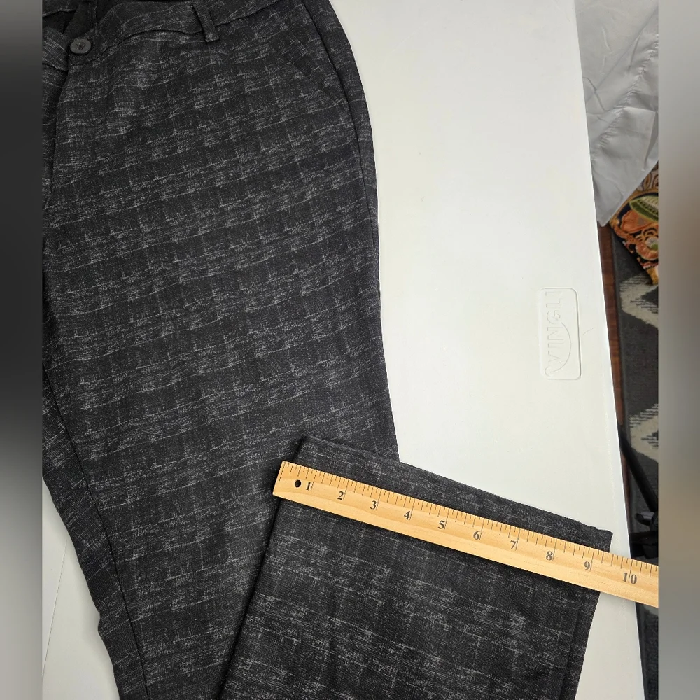 Kut from the Kloth 18W Charcoal Bootcut Trousers Fabric CV-2165